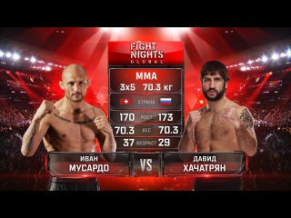 Иван Мусардо vs. Давид Хачатрян / Ivan Musardo vs. David Khachatryan