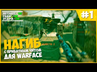 НАГИБ С ПРИВАТНЫМ ЧИТОМ ДЛЯ WARFACE 2017 БЕЗ БАНА #1 ► (АВТОШОТ,РАДАР,ОТДАЧА,ТОЧНОСТЬ)