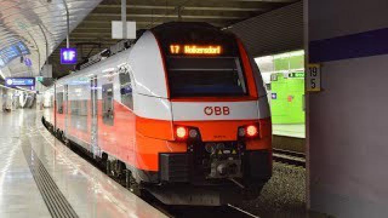 Züge ÖBB cityjet in Flughafen Wien