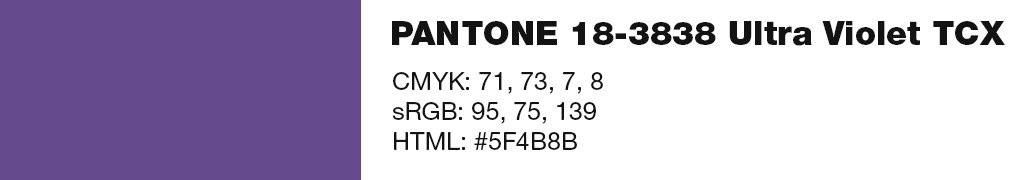 PANTONE 18-3838 Ultra Violet TCX