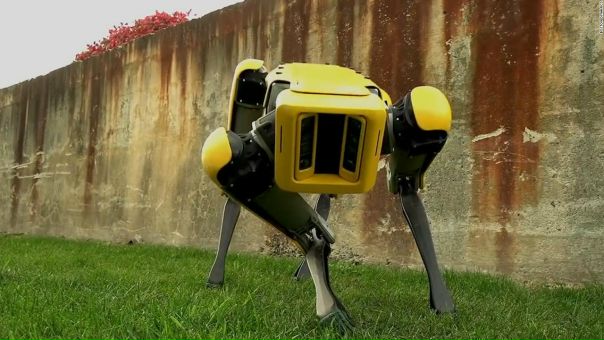 «Робособака» от Boston Dynamics научилась открывать двери