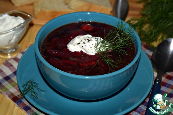 Суп из запеченной свеклы 