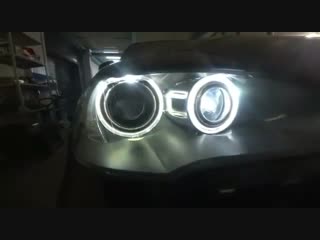 Подсветка штатных ангельских глазок BMW Probright SDRL E70