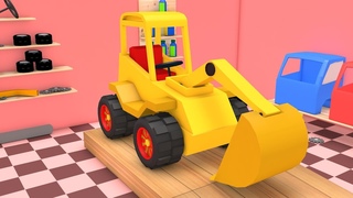 Construction Vehicles Excavator JCB Truck Formation 3D | Construction Vehicles Videos for Children