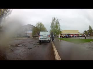 9 Мая 2019 город Окуловка - видеофиксация осуществлялась через Gembird ACAM-003 .