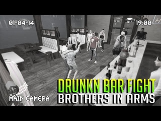 BROTHERS IN ARMS • DRUNKN BAR FIGHT VR MULTIPLAYER - HTC VIVE GAMEPLAY