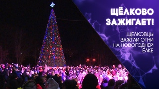 Праздничные огни зажгли на ёлке в Щёлковском городском парке культуры и отдыха.