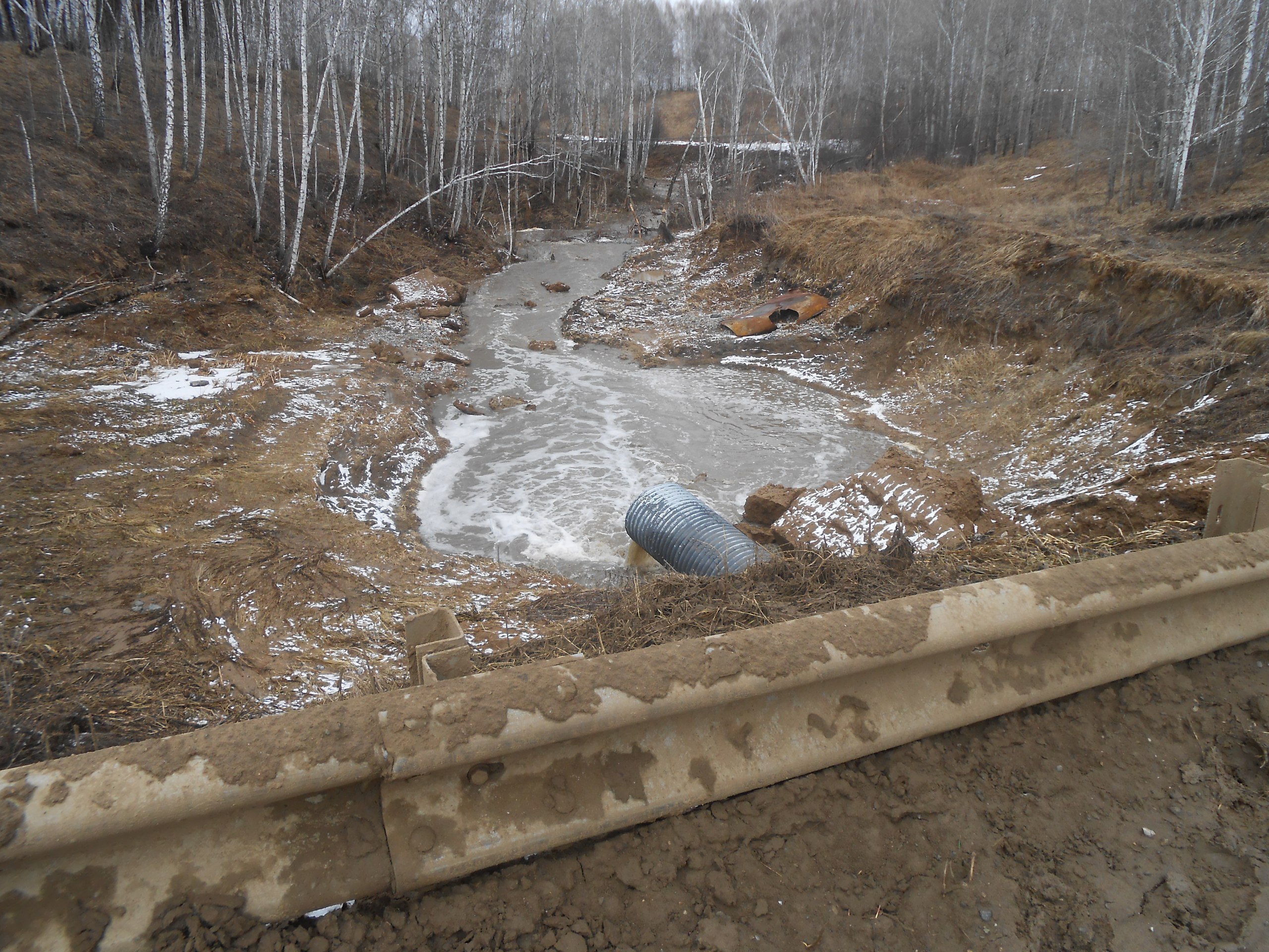На севере Омской области талые воды разрушили дорогу до 7 деревень На севере Омской области талые воды разрушили дорогу до 7 деревень