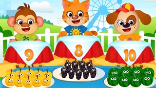 Fun Kids Learn Colors & Number Games - Funny Food 3 – Learning Games For Toddlers