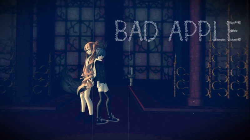 【MMD】Bad apple (rus)