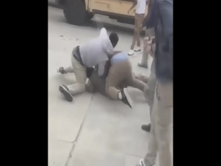 mass brawl niggers