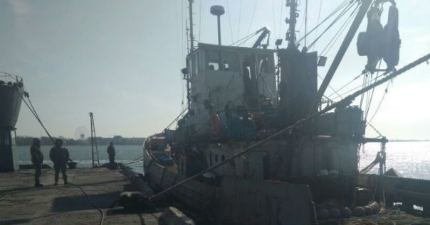 Покинувшие Украину члены экипажа российского судна 
