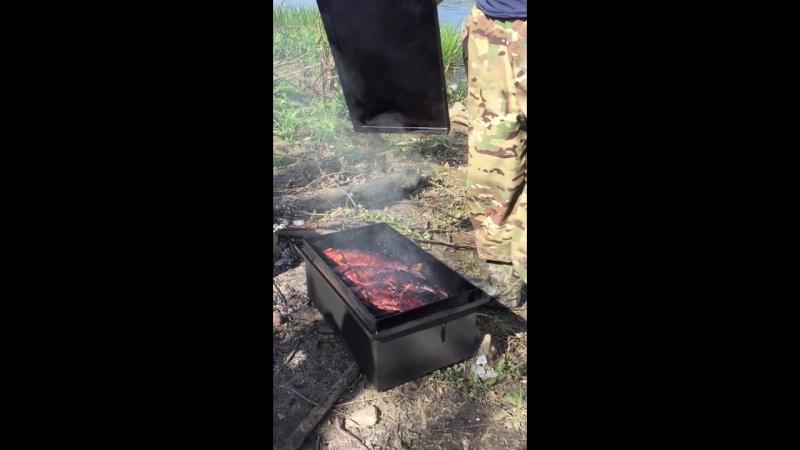 Рыбалка , Витёк накоптил лещей