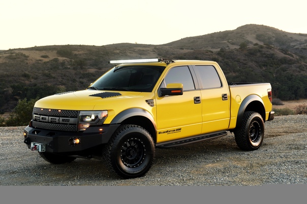 Очень редкие : 2010 Hennessey VelociRaptor 600 Класс: full-size picup trucТип кузова: 4-door picup Двигатель: V8 6.2 L supercharged Мощность: 600 л.с. КПП: АКПП-6 Привод: полный Компоновка: