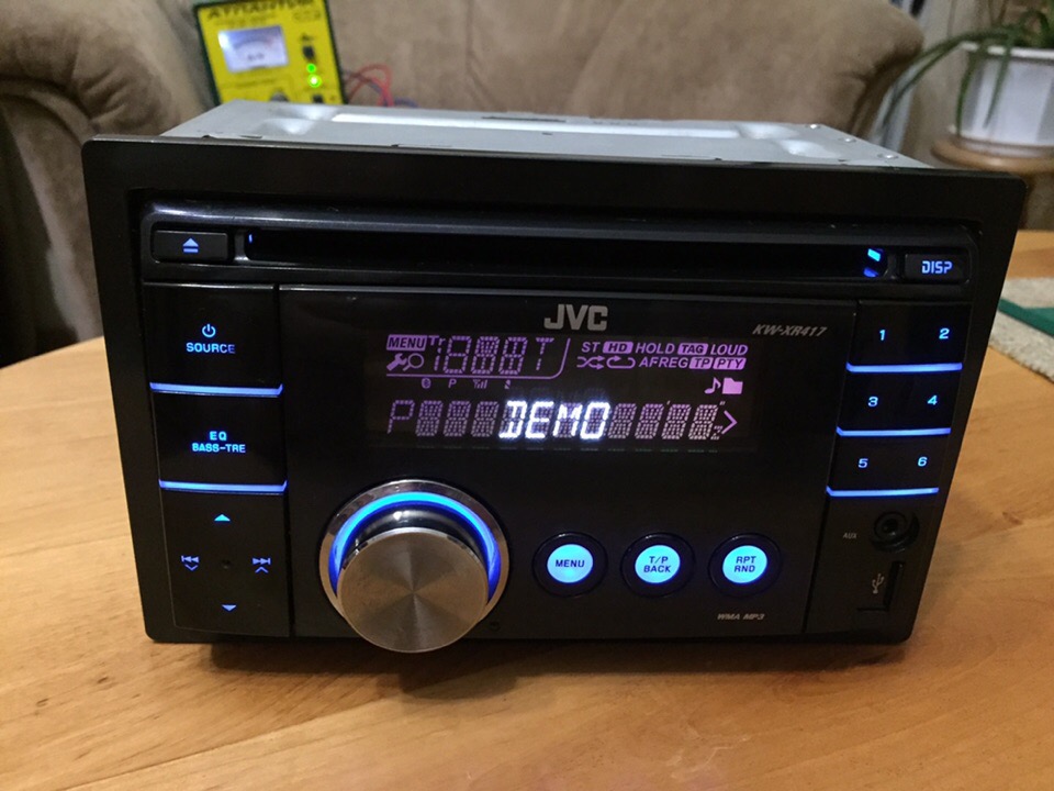 Магнитола jvc kw xr417 не реагирует на кнопки