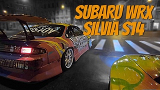 SUBARU WRX | SILVIA S14 | ДРИФТ ПО ГОРОДУ | ПОГОНЯ | НОВАЯ ОПТИКА | STI | БОРЩ |