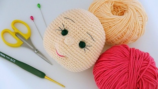 AMİGURUMİ YÜZ ŞEKİLLENDİRME!- Ağız ve Göz Çukuru, Kirpik ve Kaş Yapımı - Amigurumi Face Shaping