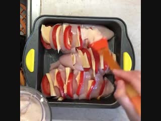 Фаршированная куриная грудка😋🍗🍅 Это безумно вкусно!😍