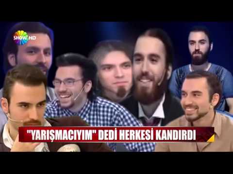 Yarışmacıyım dedi herkesi kandırdı
