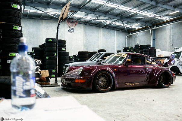 Featuring a Porsche 911 by RWB France