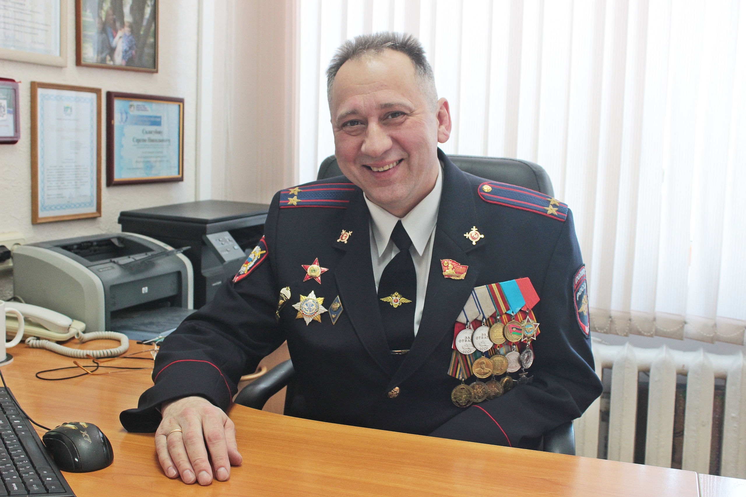Сергей Николаевич Сологубов на рабочем месте в день тридцатилетия вывода войск из Афганистана Сергей Николаевич Сологубов на рабочем месте в день тридцатилетия вывода войск из Афганистана