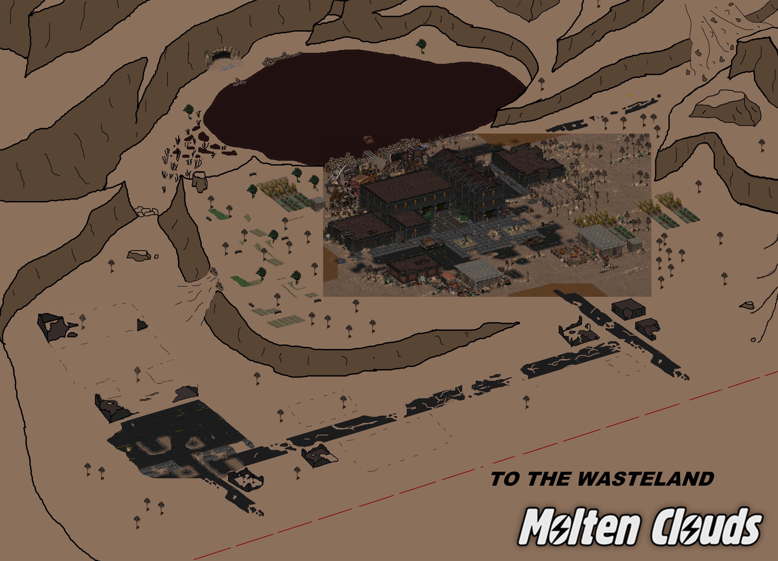 Fallout 2 карта мира со всеми локациями