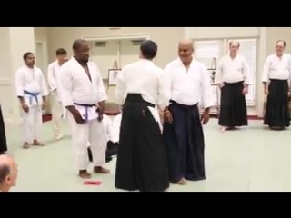 Shinichi Tohei Sensei teaches kiai