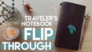 TRAVELER'S NOTEBOOK FLIP-THROUGH // Art Journal