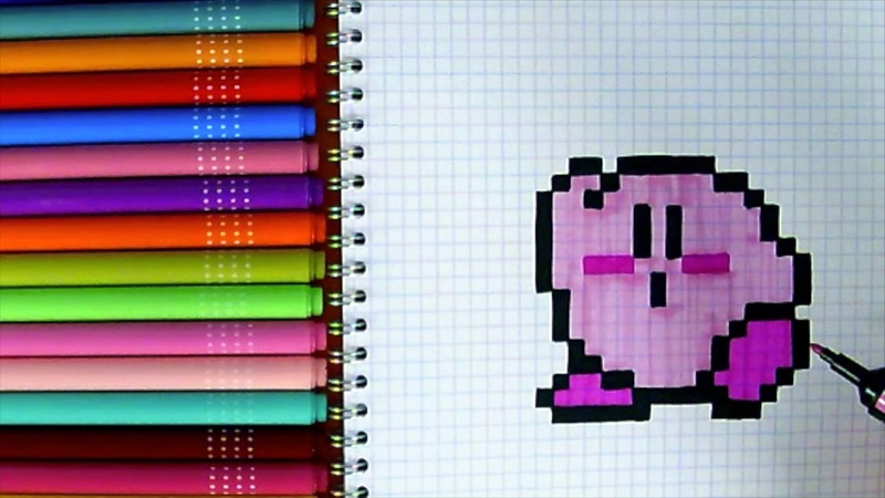 PIXEL DESSIN KIRBY