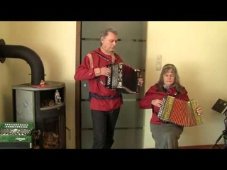 Korobushka - Коробейники - mit Handharmonika Harmona + Goldbrand in AD
