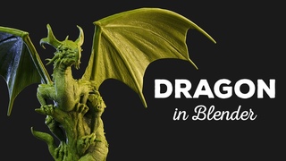 Create a DRAGON in Blender (for 3D Printing)