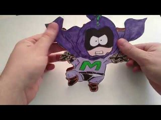 Рисуем Мистериона из South Park Mysterion