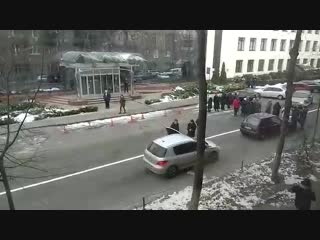 Сегодня с самого утра на улице Зоологической
