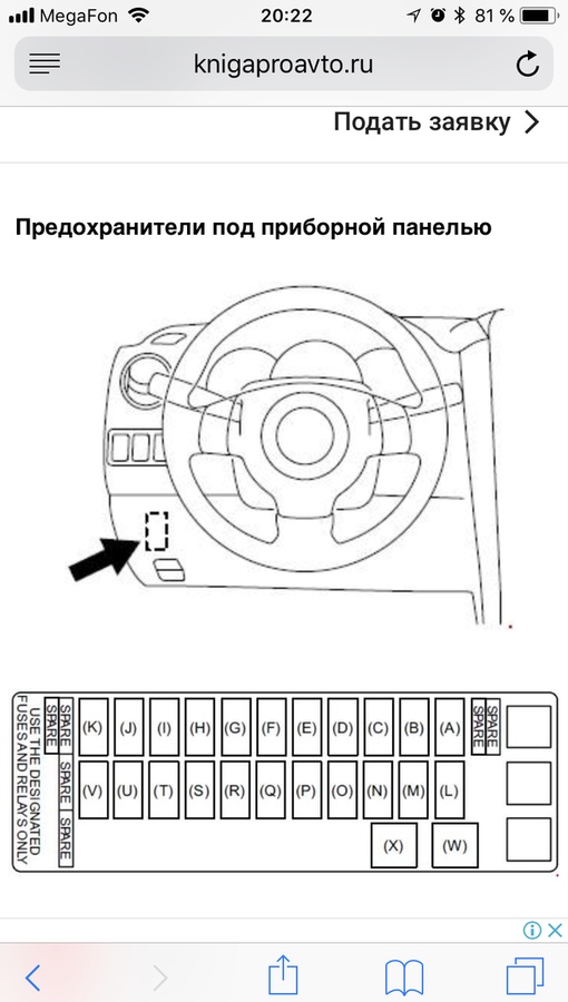 Предохранители grand vitara