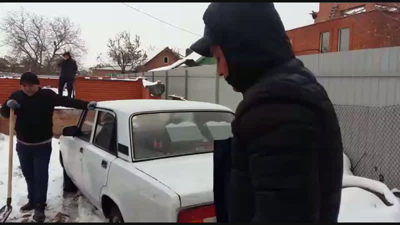 Авто проводилась в траншею