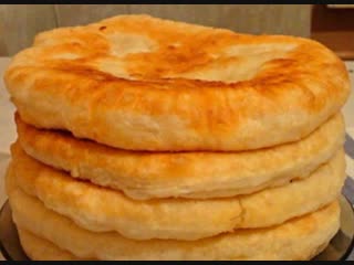 С ЭТИМ РЕЦЕПТОМ ЗАБУДЕШЬ,ЧТО ТАКОЕ ХЛЕБ!ПУШИСТЫЕ ЛЕПЁШКИ - ВКУСНО И БЫСТРО!