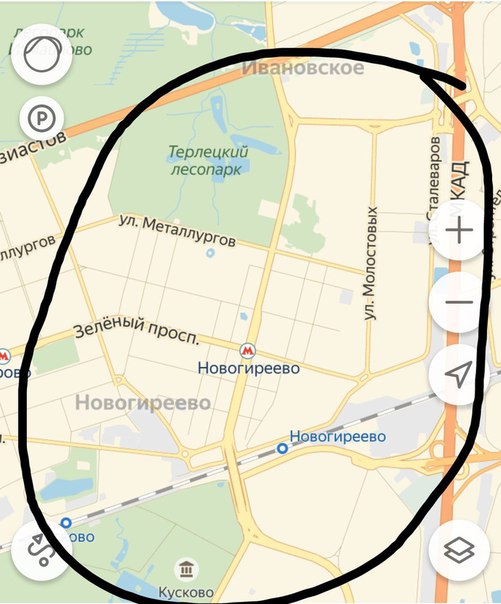 Доброго времени суток ищу 1-ю квартиру в районе метро новогиреево. Не бабушкин вариант, проживать буду с девушкой. Большой плюс если можно с животными. Бюджет ~30000.<br>Заселиться можем примерно 5 апреля (плюс-минус день. <br>Ниже на фото отмечаны пределы, в которых рассматриваю предложения.<br>Спасибо.<br> Рыжов - фото Фото: Доброго времени суток ищу 1-ю квартиру в районе метро новогиреево. Не бабушкин вариант, проживать буду с девушкой. Большой плюс если можно с животными. Бюджет ~30000.<br>Заселиться можем примерно 5 апреля (плюс-минус день. <br>Ниже на фото отмечаны пределы, в которых рассматриваю предложения.<br>Спасибо.<br> Рыжов