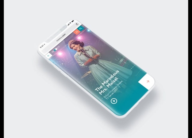 Moovy cinema-app. Prototype