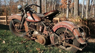 What a Sound - Old Motorcycles Starting Up - Indian, Henderson, Harley Starting Exhaust Sound