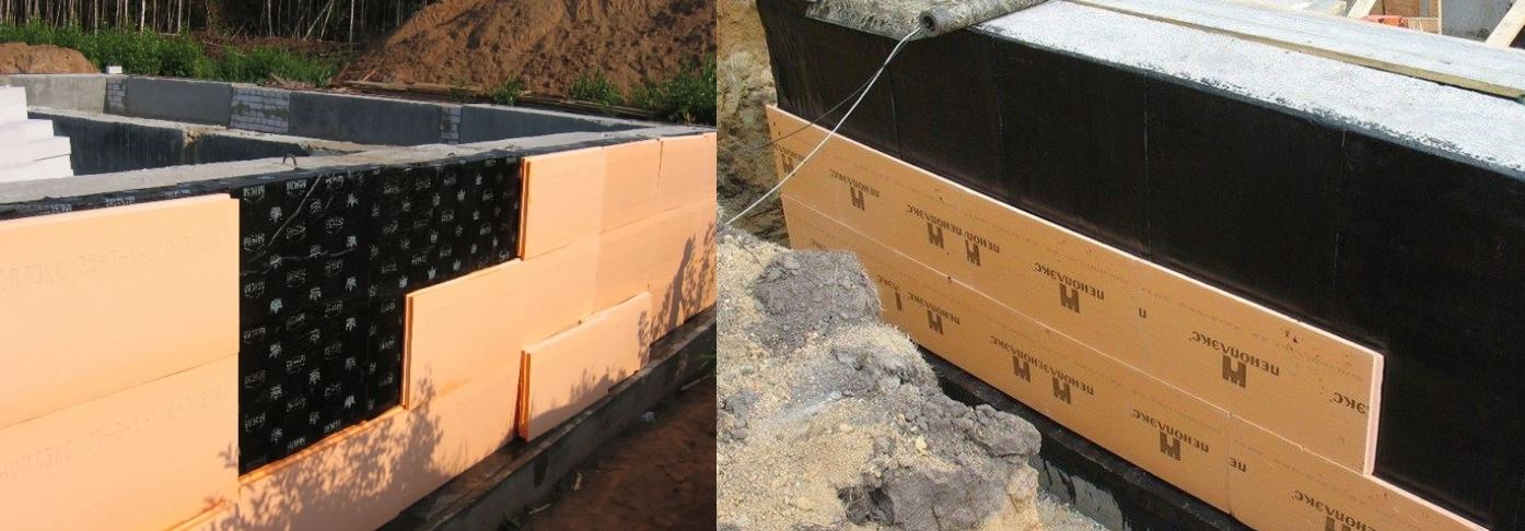 Утепление фундамента