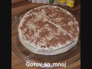 Торт за 25 минут (ингредиенты указаны под видео)