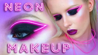 NEON INSTAGRAM MAKEUP || Макияж из ИНСТАГРАМ || Новый год 2019