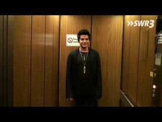 Adam Lambert bei der SWR3-Fahrstuhlmusik (mit Gabriella Cilmi)