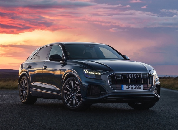 Обзор: Audi Q8 50 TDI Quattro Двигатель: 3.0 V6 Мощность: 286 л.с. при 3500 - 4000 об/мин Крутящий момент: 600 Нм при 2250 - 3250 об/мин Трансмиссия: Автомат 8 ступ. Макс. скорость: 245 км/ч