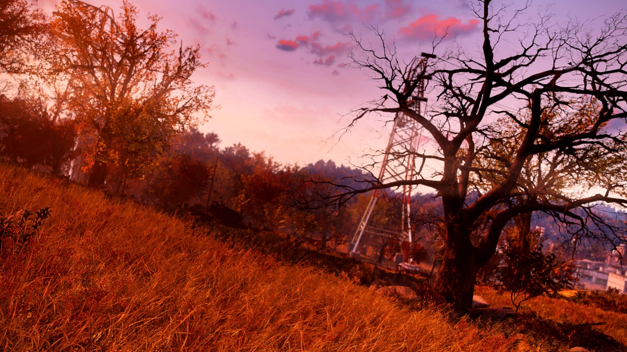 За что точно можно любить Fallout76 так это за красивый мир .