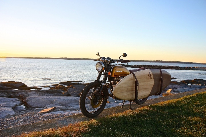 Utopeia Moto Company: брэт-трекер Honda CB200T Surf-n-Turf