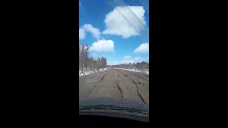 Дорога Томск - Белый яр.