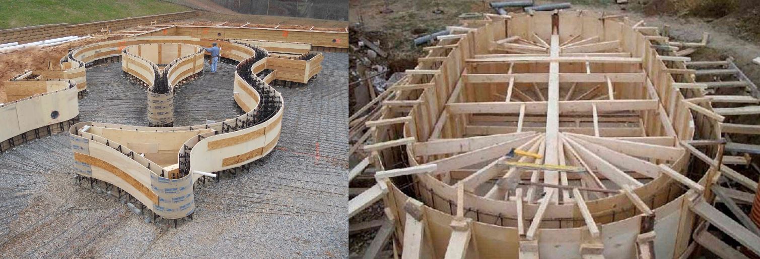 Дугообразная опалубка