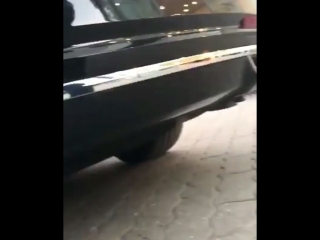 Выхлоп на новой Ауди А8
