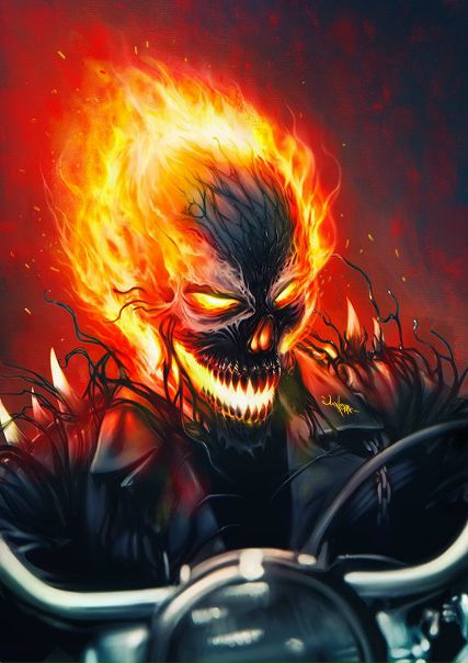 Ghost Rider Symbiote by #EugeneGore